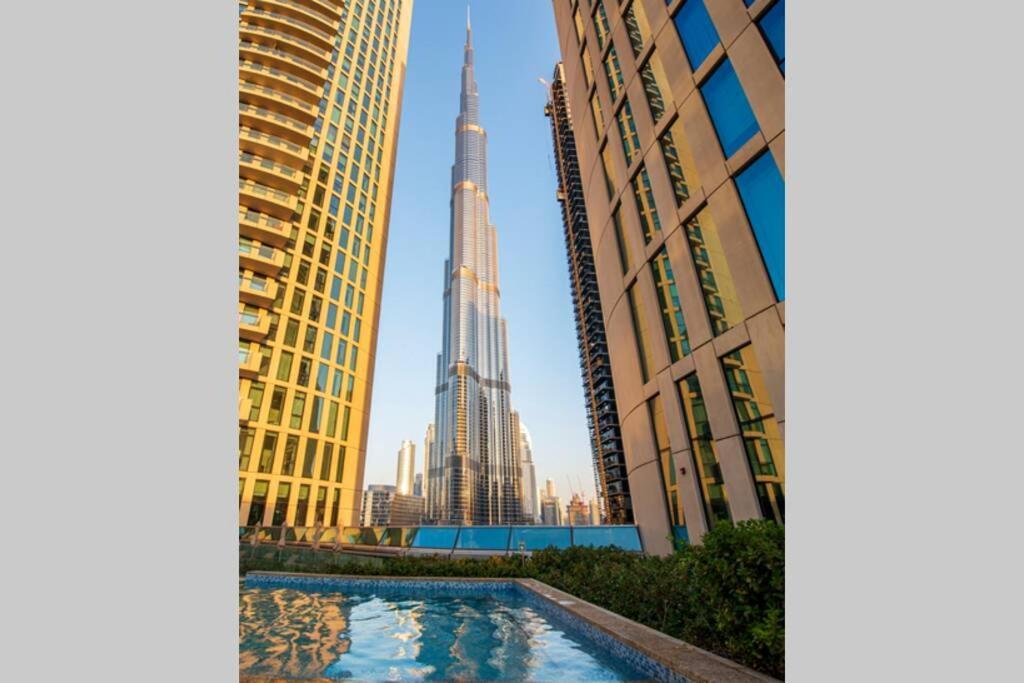 First Class 2Br With Full Burj Khalifa And Fountain View Apartment Дубай Екстериор снимка